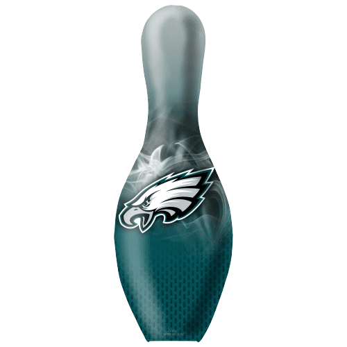 OTB NFL Philadelphia Eagles Football On Fire Bowling Pin - Image 2