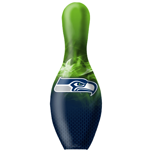 OTB NFL Seattle Seahawks  Football On Fire Bowling Pin