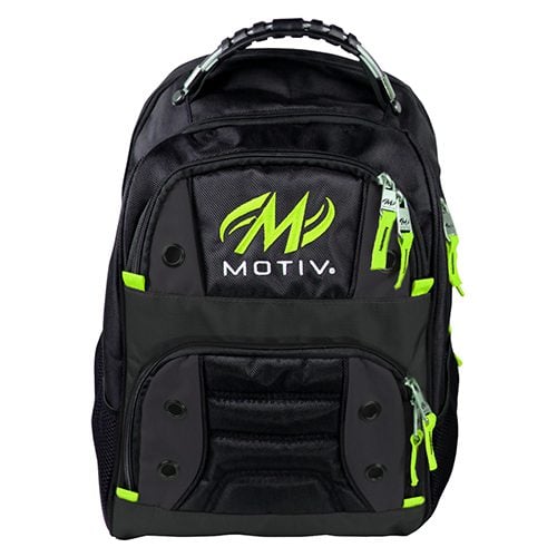 Motiv Intrepid Backpack Black Grey Lime + FREE SHIPPING