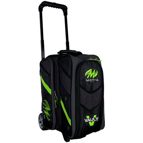 Motiv Vault Double Roller Black Lime Bowling Bag + FREE SHIPPING 