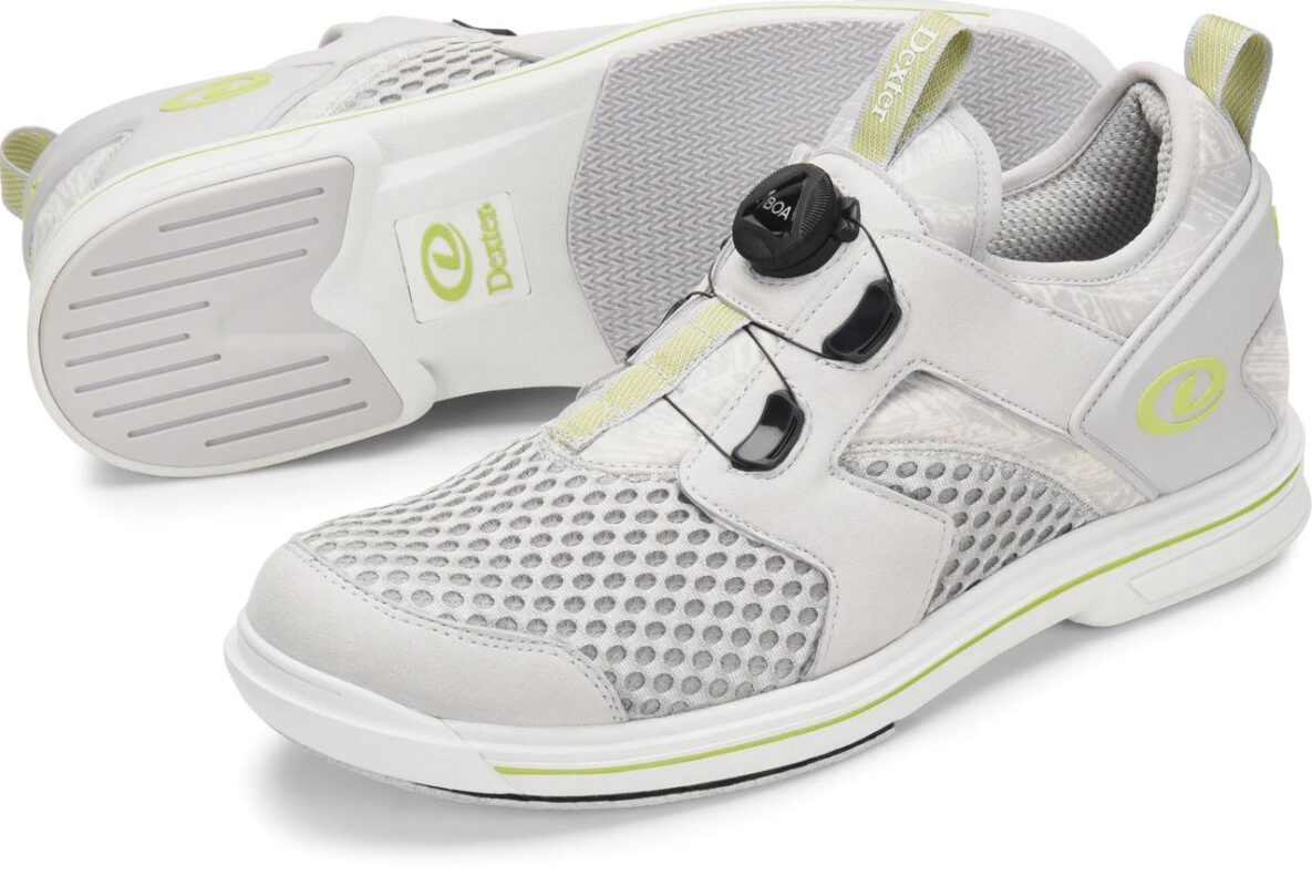 Dexter Lite Pro BOA Grey Lime Right Hand Men's Bowling Shoes - Image 2