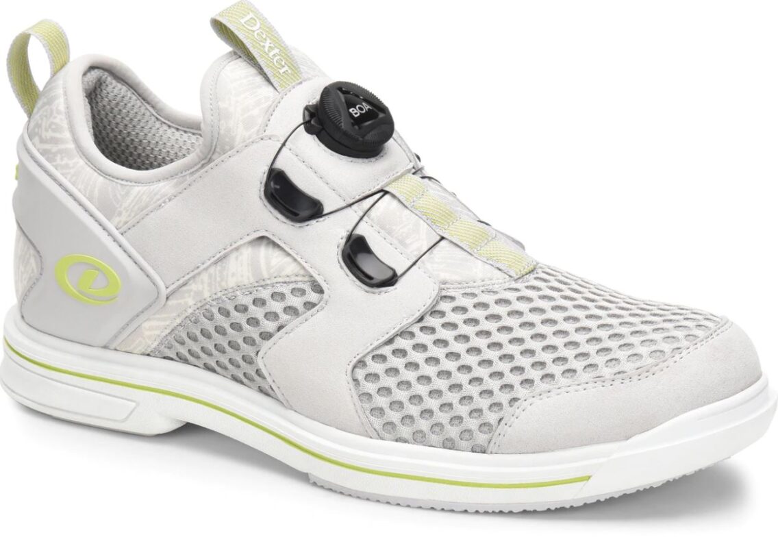Dexter Lite Pro BOA Grey Lime Right Hand Men's Bowling Shoes - Image 5
