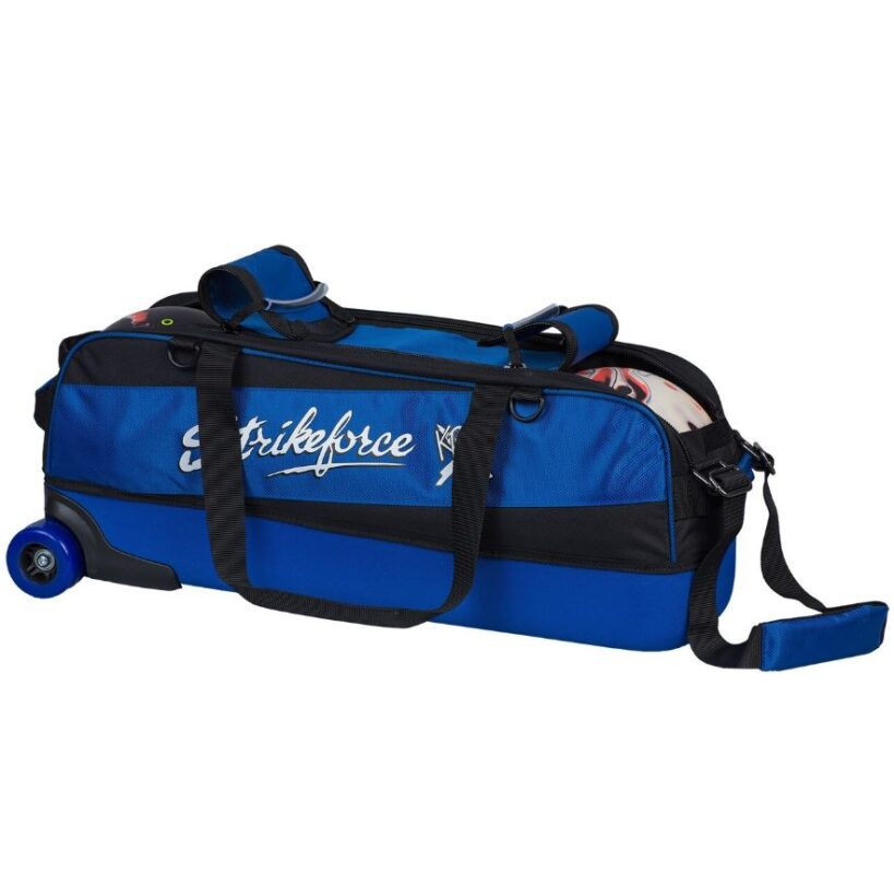 KR Fast 3 Ball Slim Triple Roller Royal Bowling Bag - Image 3