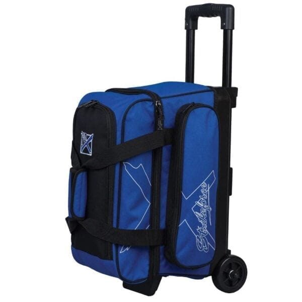 KR Hybrid X 2 Ball Double Roller Royal Bowling Bag