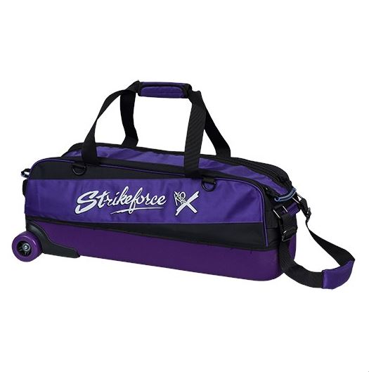 Image of KR Fast 3 Ball Slim Triple Roller Purple Bowling Bag