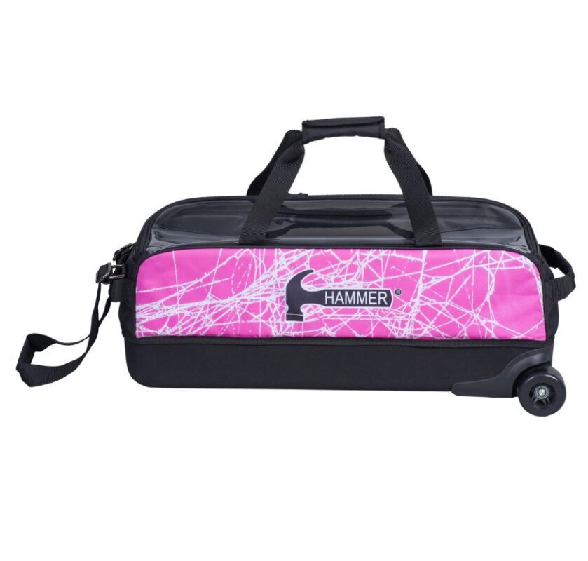 Hammer Pink Widow Slim 3 Ball Triple Roller Bowling Bag - Image 2