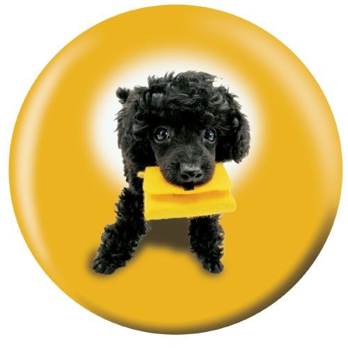 OTB Poodle Puppies Bowling Ball