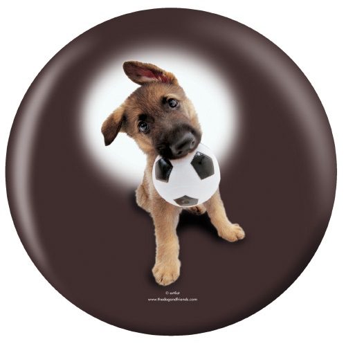 OTB German Shephard Puppies Bowling Ball - Image 2