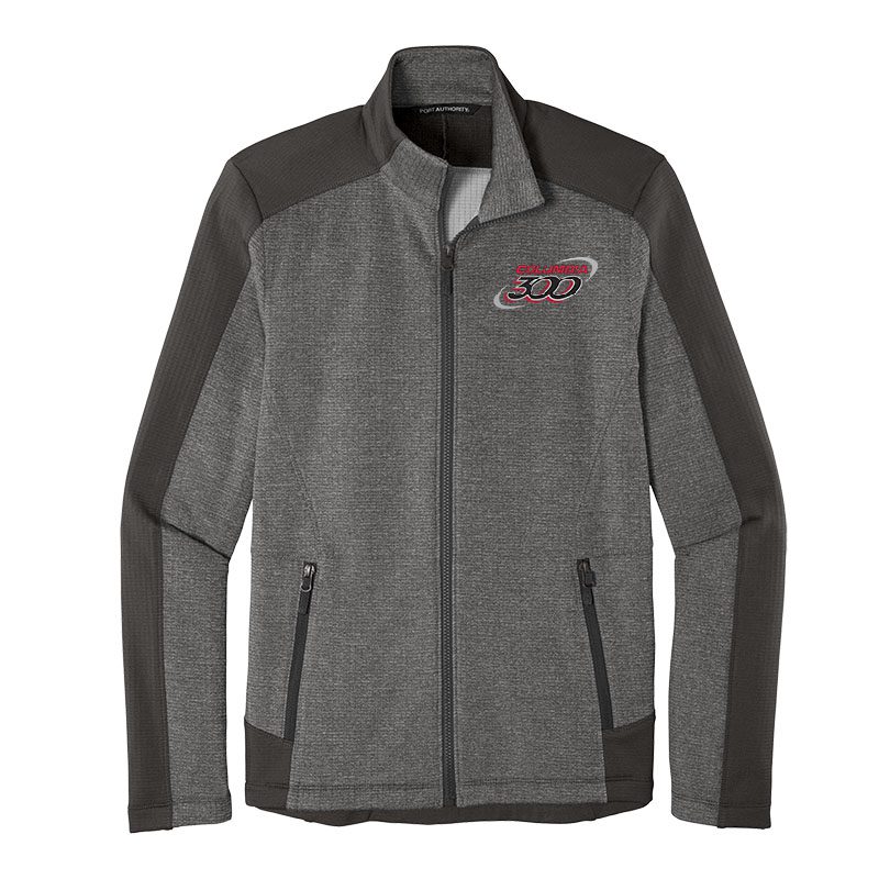 Columbia 300 Mens Coolwick Grid Fleece Full Zip Jacket