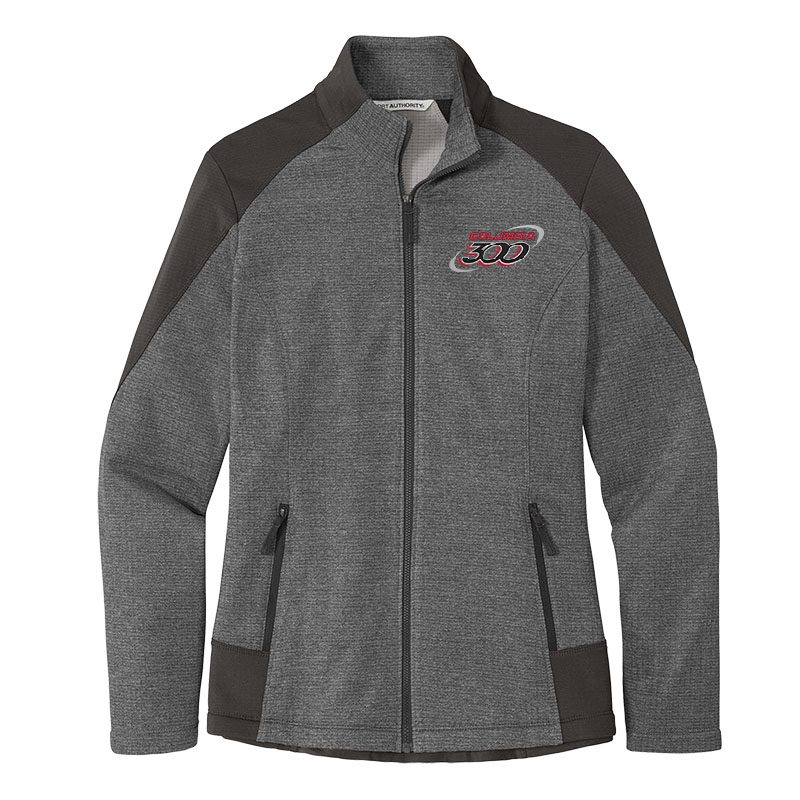 Columbia 300 Womens Grid Fleece Full Zip Jacket