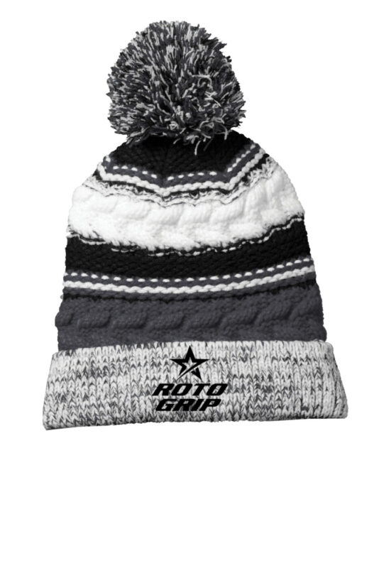 Pom Pom Roto Grip Bowling Beanie