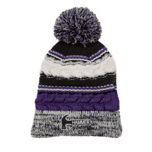 Pom Pom Hammer Bowling Beanie
