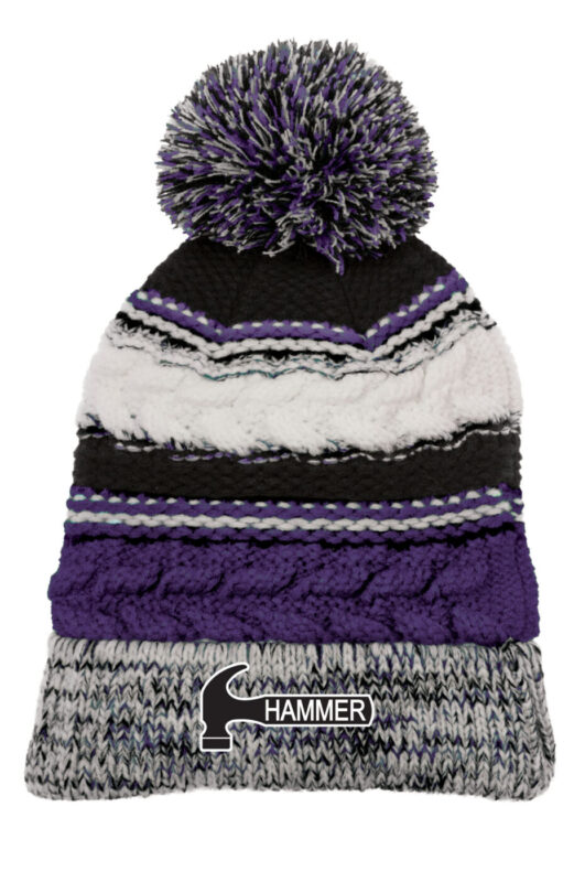 Pom Pom Hammer Bowling Beanie
