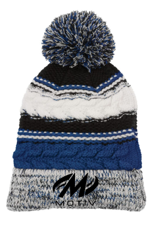 Pom Pom Motiv Bowling Beanie