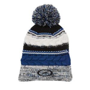 Pom Pom Storm Bolt Bowling Beanie