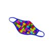 Autism Awareness Dye Sublimated Coolwick Mask - Image 2