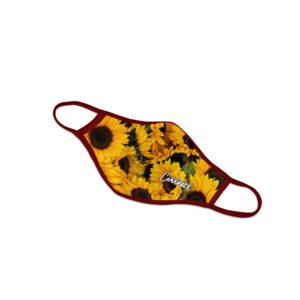 Alternative view of Autumn Sunflower Dye Sublimated Coolwick Mask
