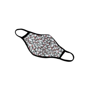 Alternative view of Bowling Pins Dye Sublimated Coolwick Mask