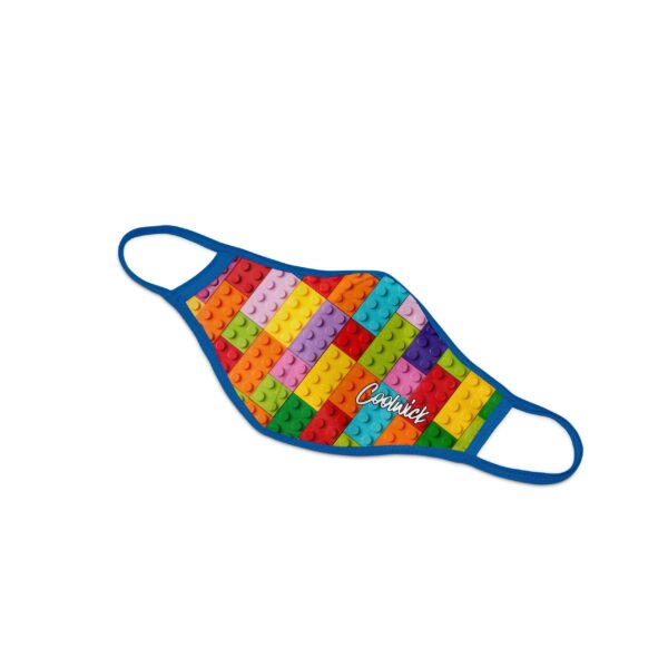 Building Blocks Dye Sublimated Coolwick Mask - Image 2