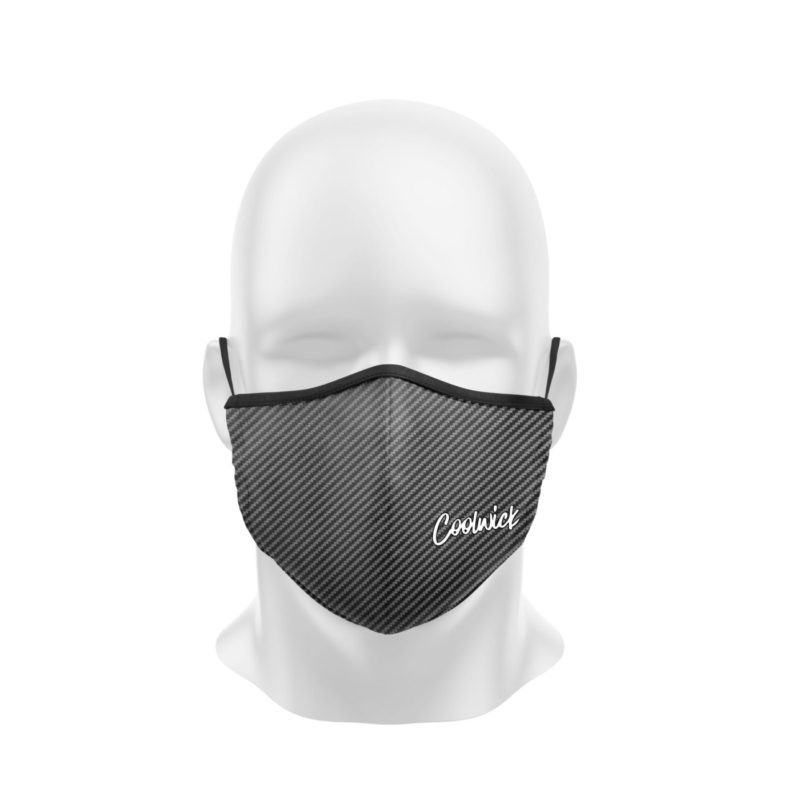 Carbon Fiber Dye Sublimated Coolwick Mask