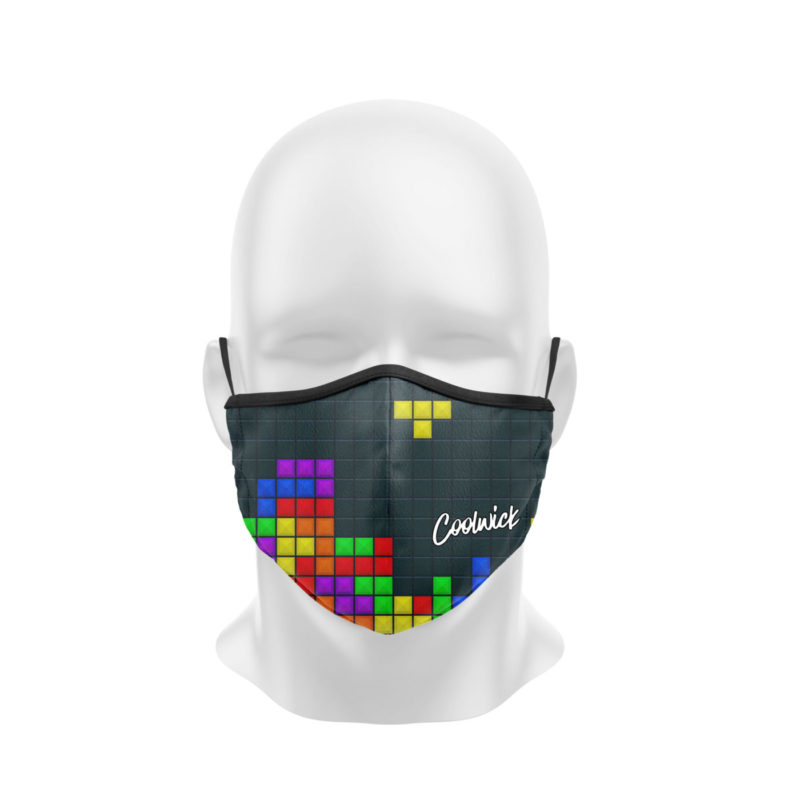 Color Blocks Dye Sublimated Coolwick Mask