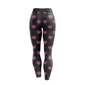Alternative view of Pink Diamonds CoolWick Women's Leggings