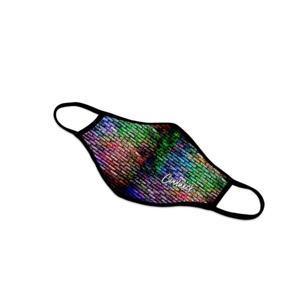Graffiti Wall Dye Sublimated Coolwick Mask - Image 2