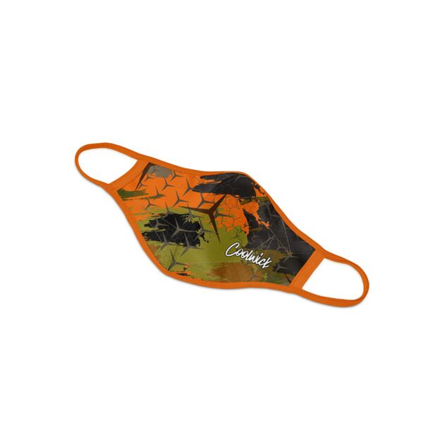 Grunge Camo Dye Sublimated Coolwick Mask - Image 2