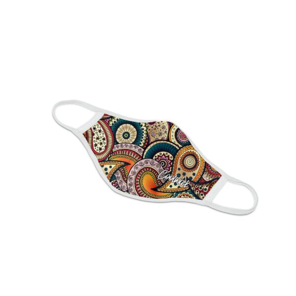 Juniper Paisley Dye Sublimated Coolwick Mask - Image 2