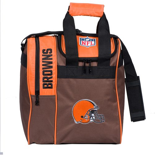 KR NFL 1 Ball Tote Cleveland Browns Bowling Bag