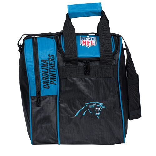 KR NFL 1 Ball Tote Carolina Panthers Bowling Bag