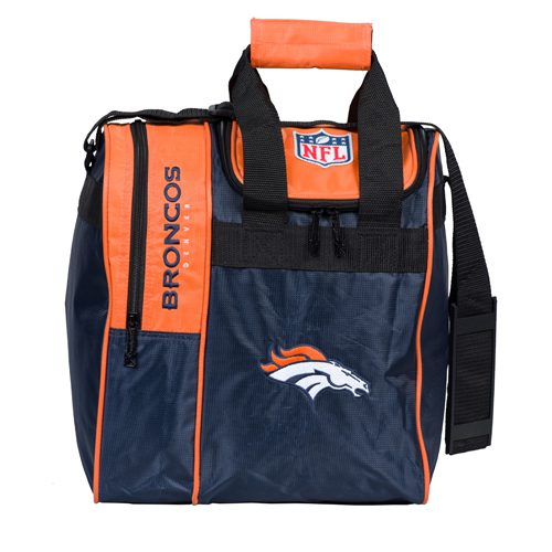 KR NFL 1 Ball Tote Denver Broncos Bowling Bag