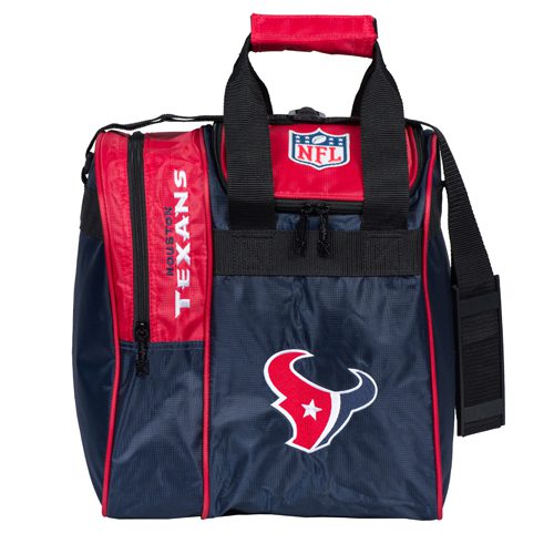 KR NFL 1 Ball Tote Houston Texans Bowling Bag