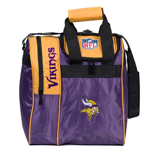 KR NFL 1 Ball Tote Minnesota Vikings Bowling Bag