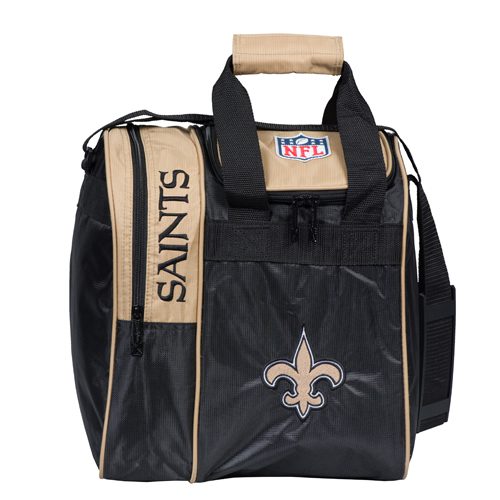 KR NFL 1 Ball Tote New Orleans Saints Bowling Bag
