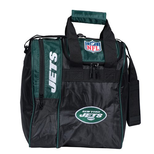 KR NFL 1 Ball Tote New York Jets Bowling Bag