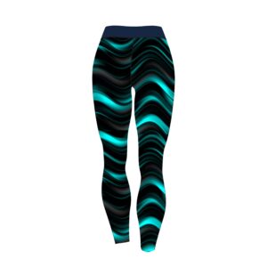 Alternative view of Turqouise Waverly CoolWick Women's Leggings