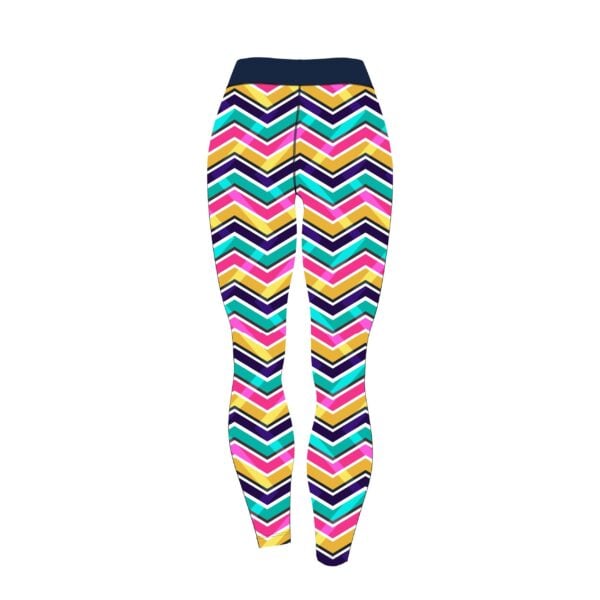 Zig Zag Around CoolWick Women's Leggings - Image 2
