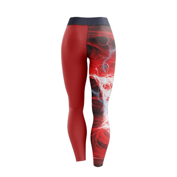 Electric Red Tornado CoolWick Women's Leggings - Image 2