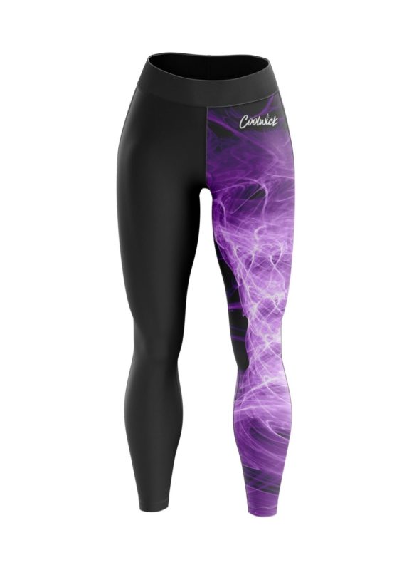 Purple Electric Tornado CoolWick Women's Leggings