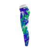 Paint Splatter Green Purple CoolWick Women's Leggings - Image 3