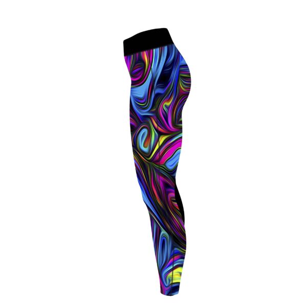 Psychadelic Swirl CoolWick Women's Leggings - Image 3