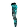 Teal Honeycomb CoolWick Women's Leggings - Image 3