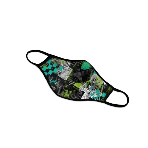 Lime Cowabunga Dye Sublimated Coolwick Mask - Image 2
