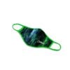 Lime Royal Ripple Dye Sublimated Coolwick Mask - Image 2