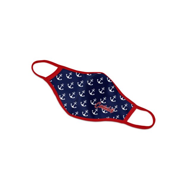 Nautical Anchors Dye Sublimated Coolwick Mask - Image 2