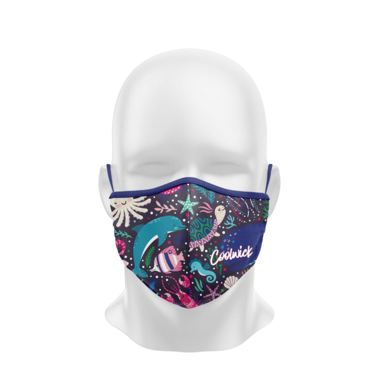 Ocean Pals Dye Sublimated Coolwick Mask