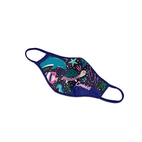Ocean Pals Dye Sublimated Coolwick Mask - Image 2