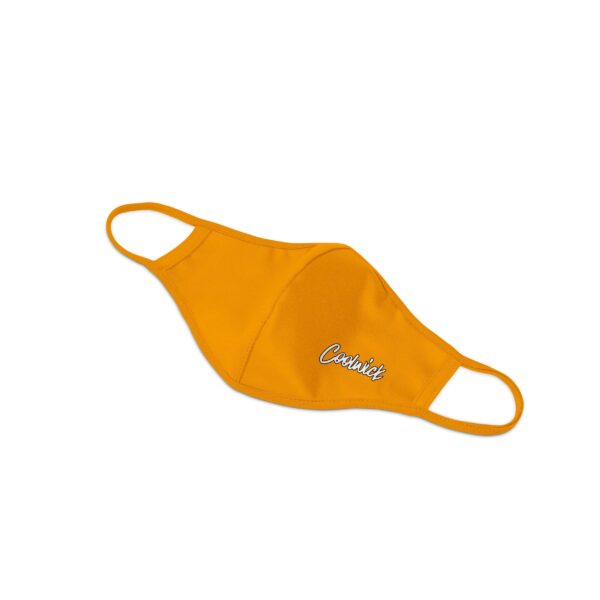 Orange Dye Sublimated Coolwick Mask - Image 2
