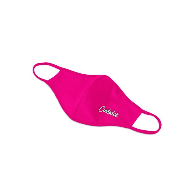 Pink Dye Sublimated Coolwick Mask - Image 2